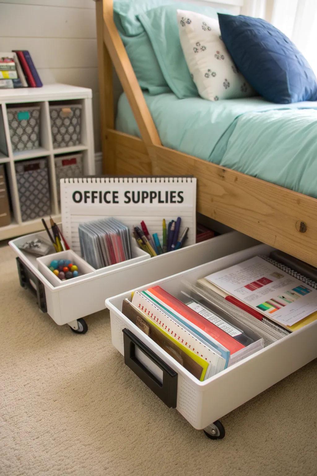 Keep your office organized.