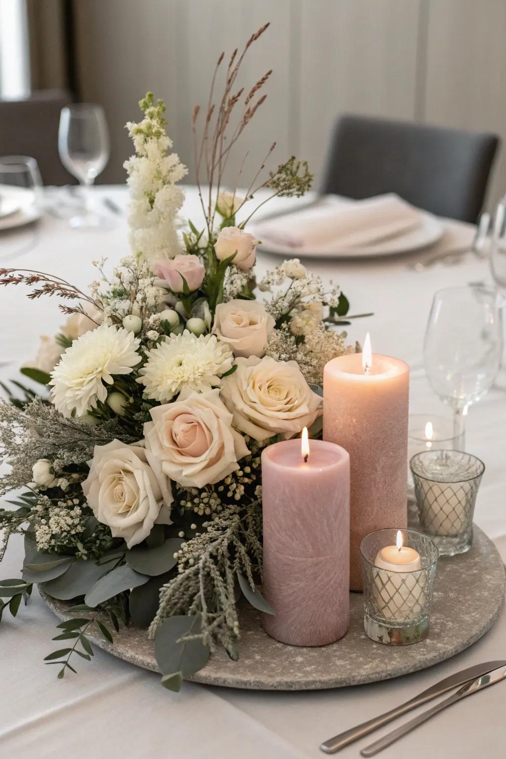 Bold and cohesive with a monochrome centerpiece.