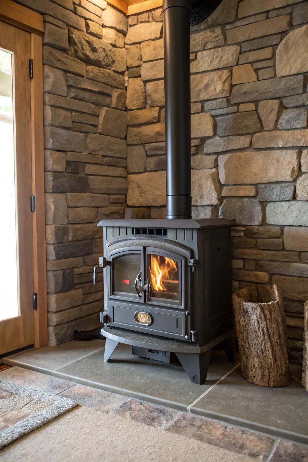 Stone lightweight paneling offers an elegant and lightweight solution.