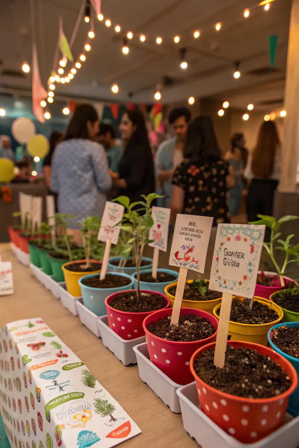 Sustainable seedling kits, a present that flourishes across time.