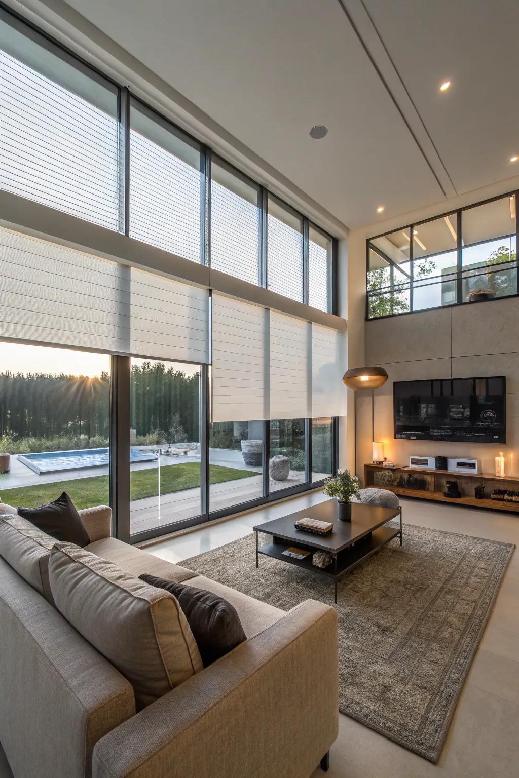 Smart home window treatments offer forward-thinking convenience.