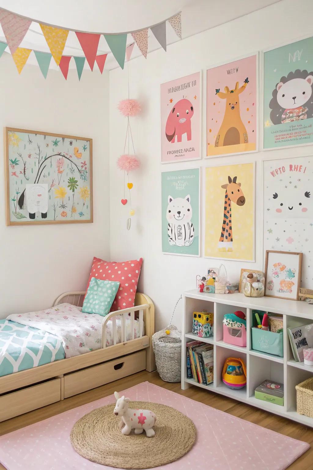 Fauna illustrations introduce playful charm and sophistication.