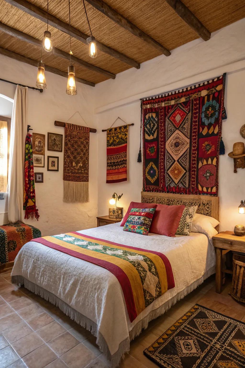 Local cultural décor introduces charm and a sense of place.