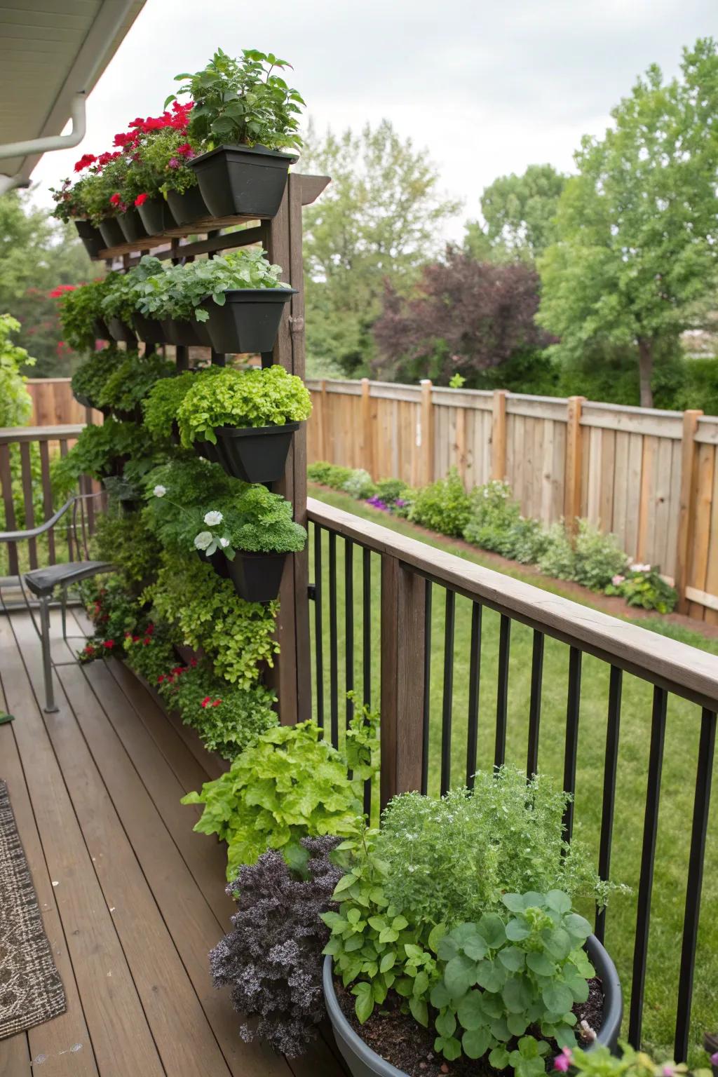 Living walls utilize limited space creatively.