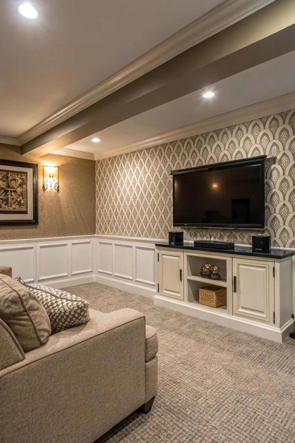 Unique wall enhancements.