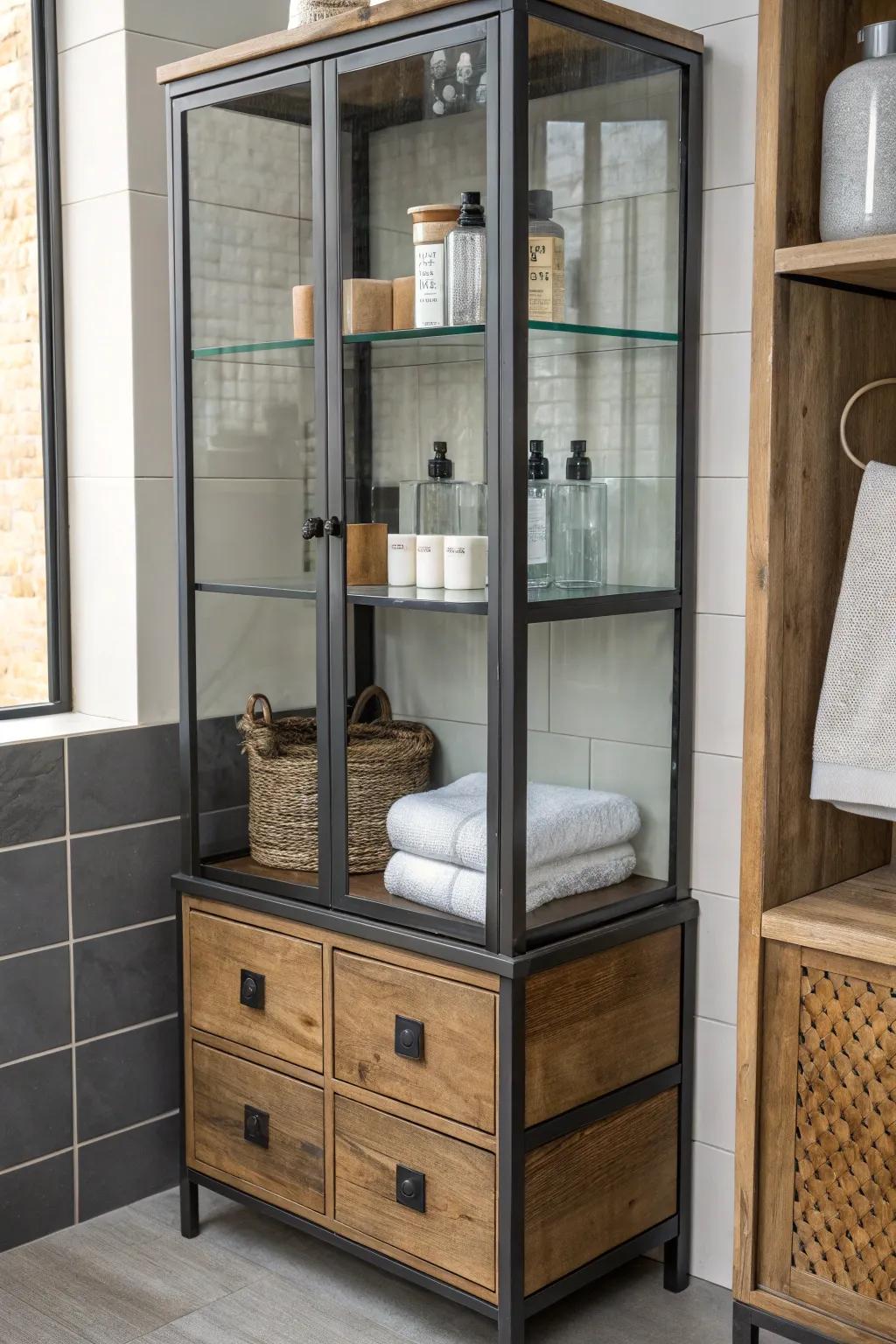 Merging components cultivates a cohesive, eclectic design.