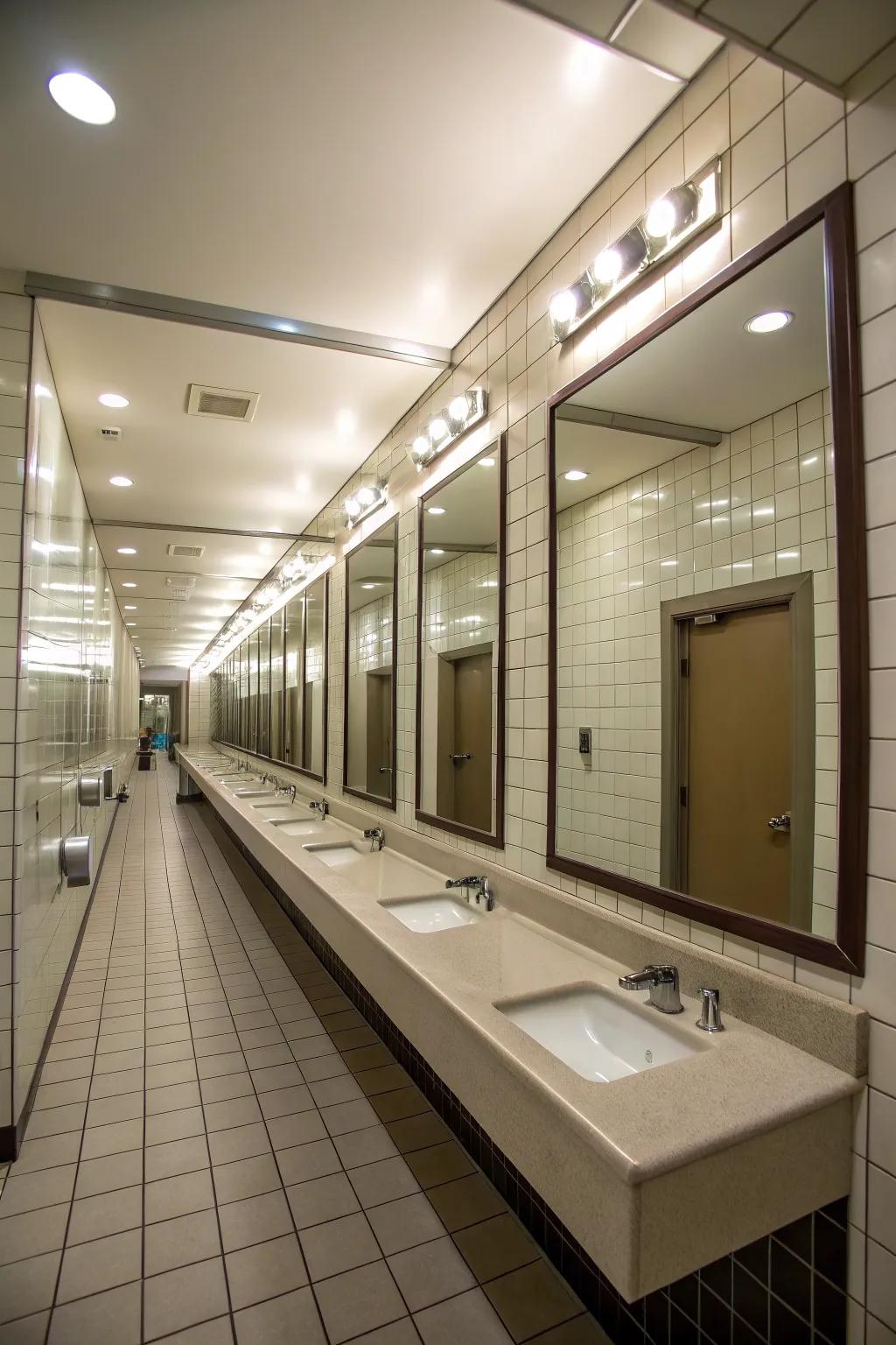 Mirrors are a powerful tool for enhancing space and light.