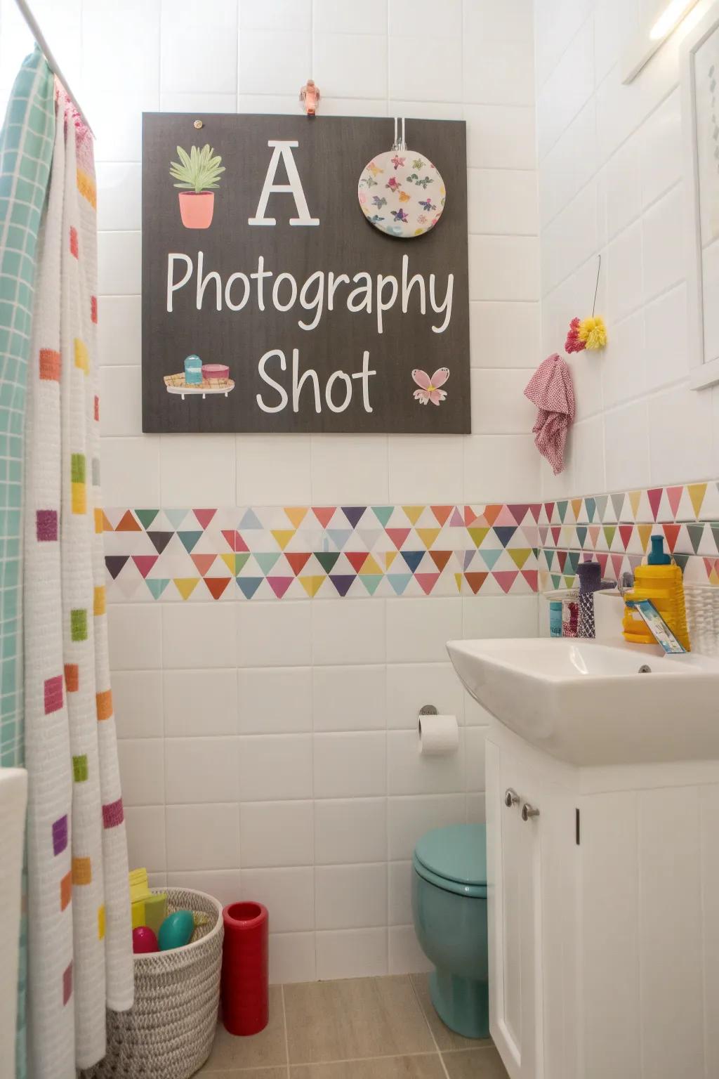 Inject humor into your bathroom through pun-filled markers.