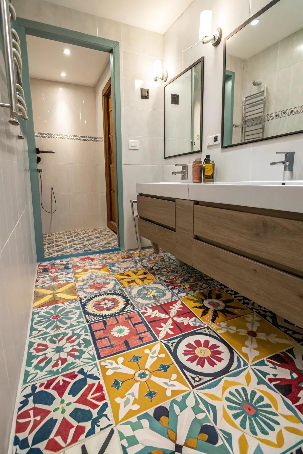 Artistic concrete surfaces for a striking declaration.