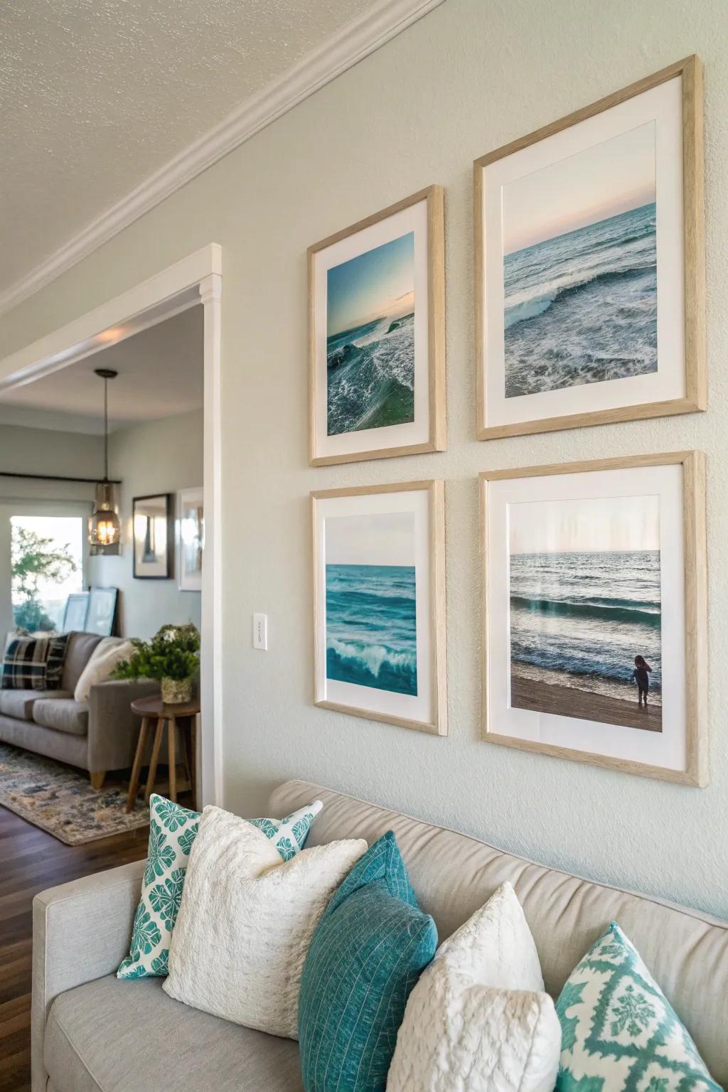 Transform your space with captivating ocean-themed art drawings.