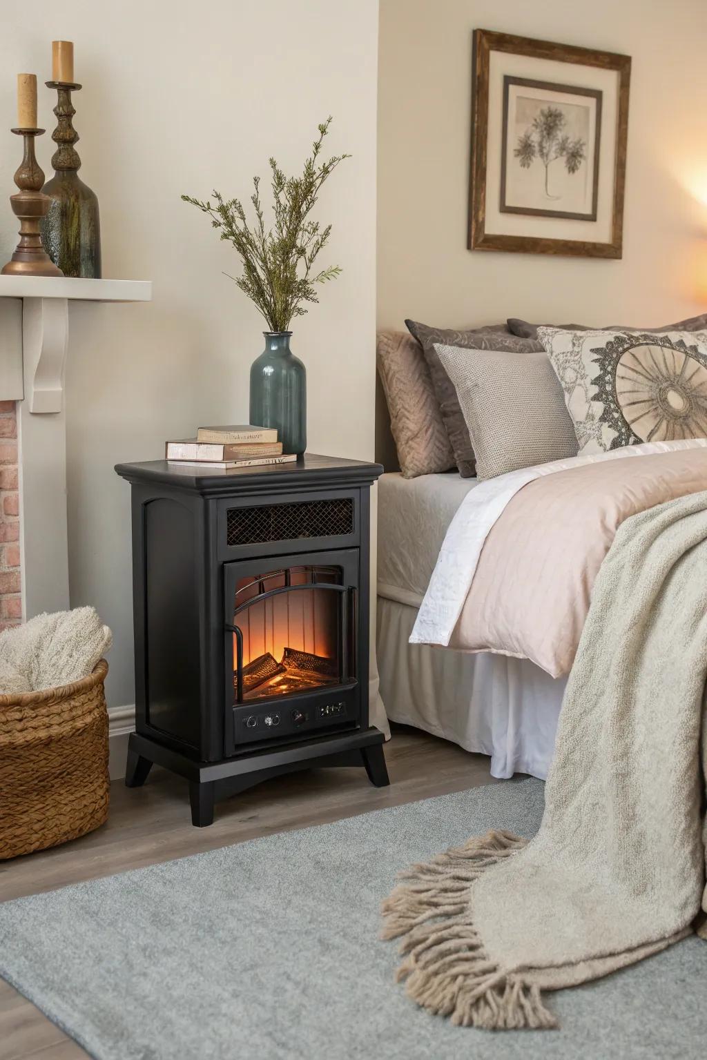 Integrating a fireplace has the potential to create an alluring focal point within your bedroom.
