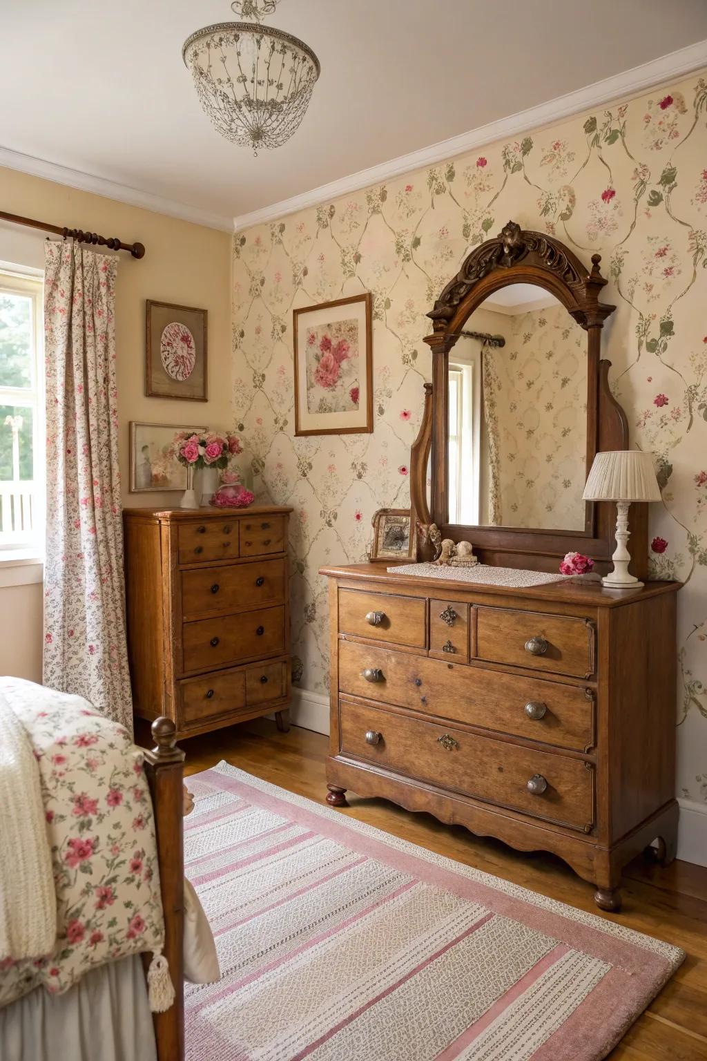 Classic components that infuse the area with character and charm.