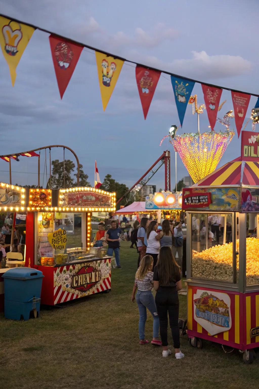 There's nothing like a carnival-themed celebration to capture that lively atmosphere.
