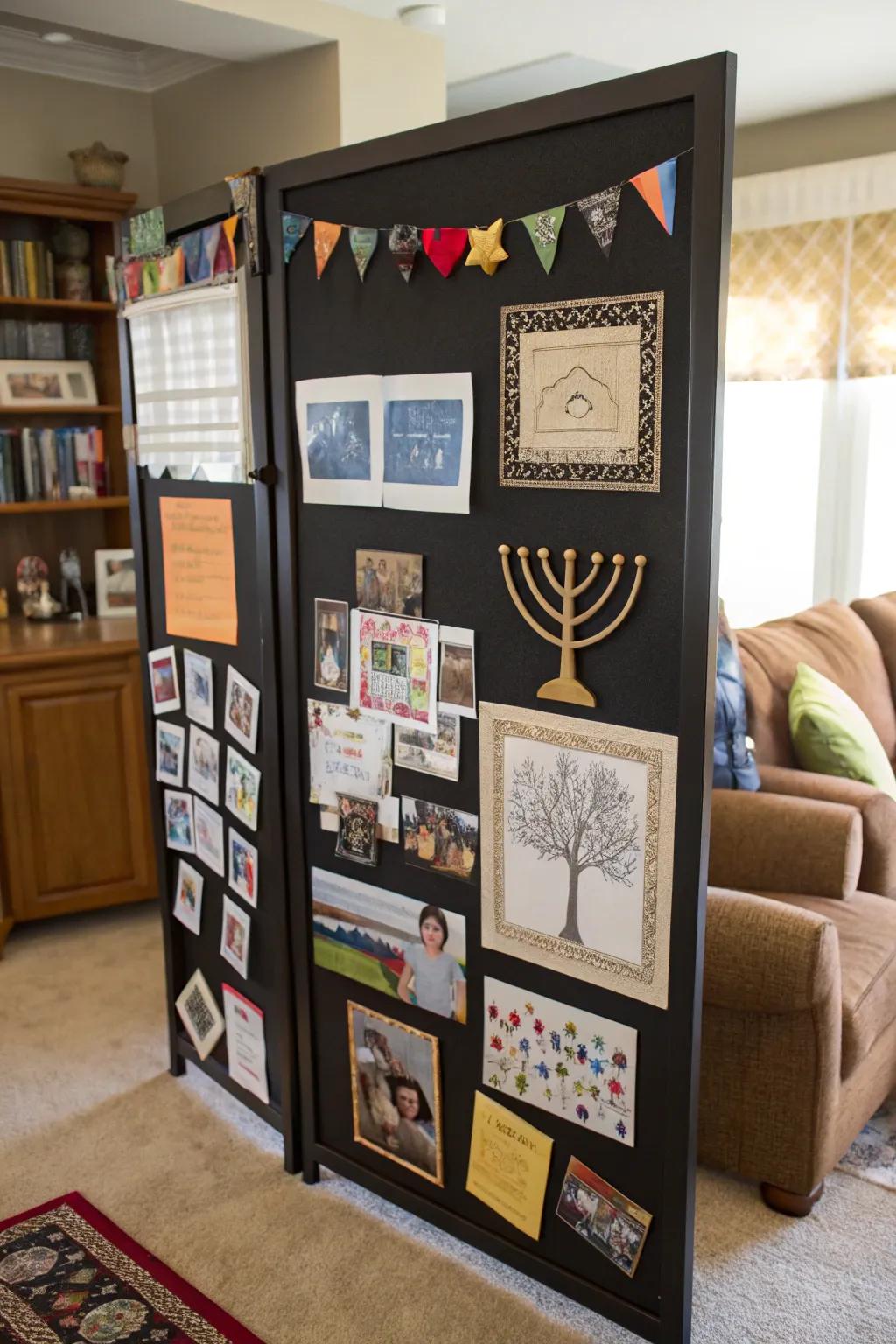 Honor your heritage with a display board that narrates your cultural story.
