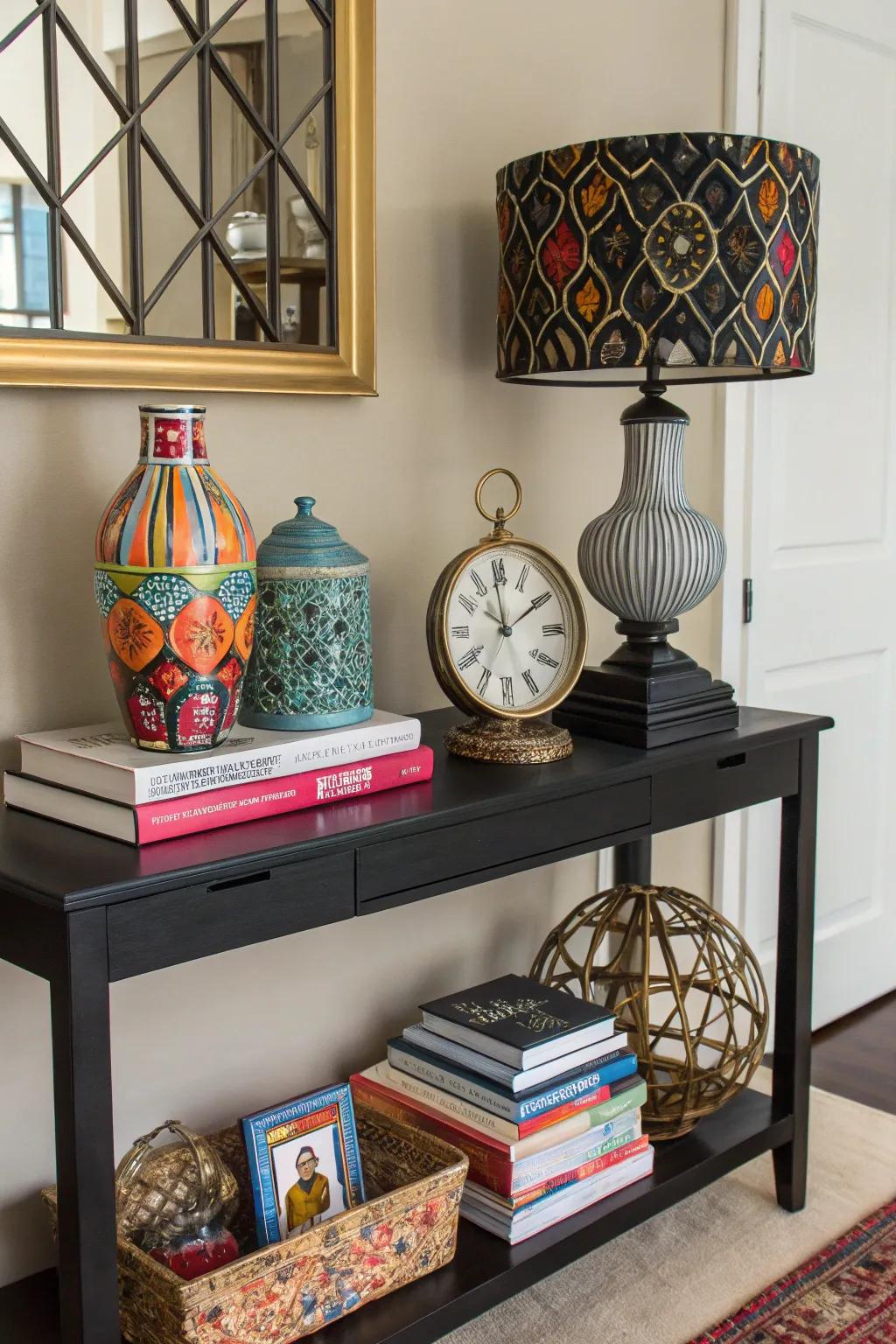 A varied mix adds boldness and character.