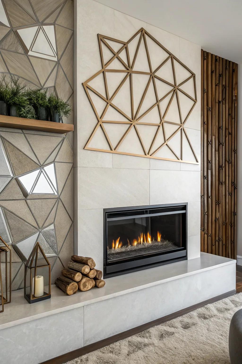 Shapes add a fresh vibe.