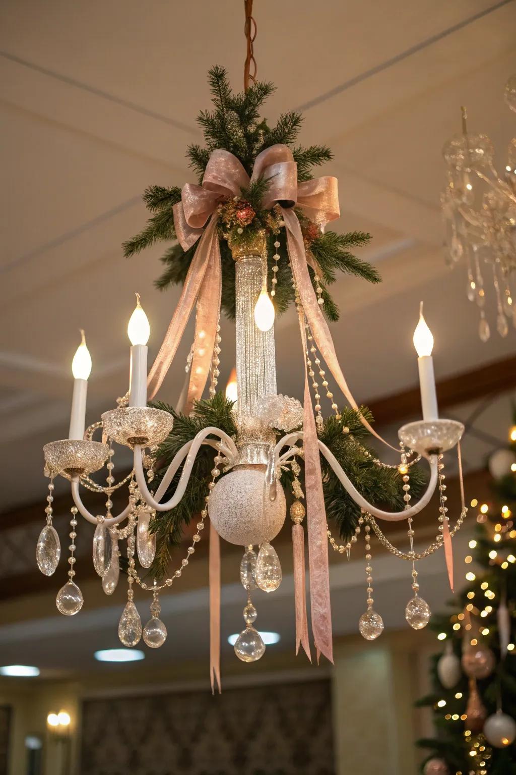 An elaborate mobile injects visual flair and elegance to your decorations.