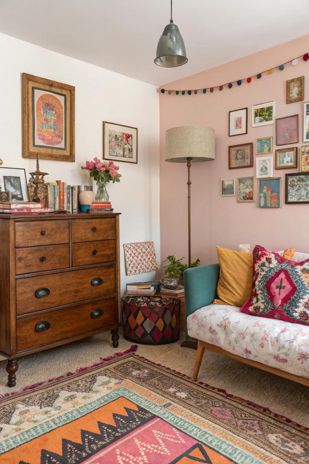 Unique styles fill your bedroom with personal charm.