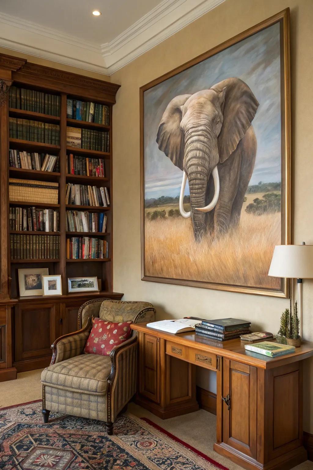 Fauna portraits introduce a hint of the wild to your home decor.