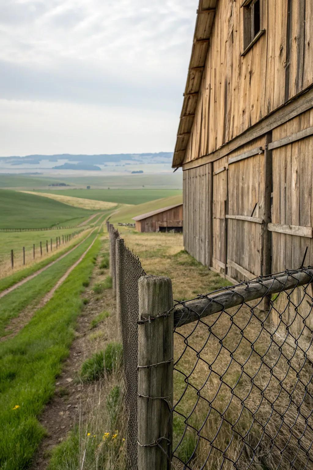 Shack lumber and webbing linkage: the seamless match for countryside elegance.