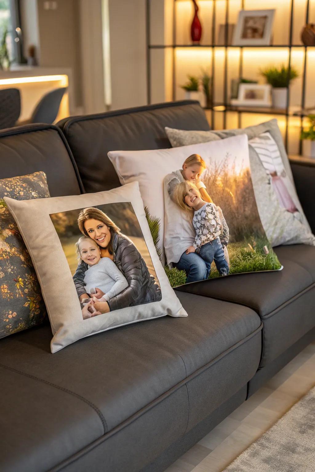 Bespoke cushion wrappers furnish a cozy and personal décor update.