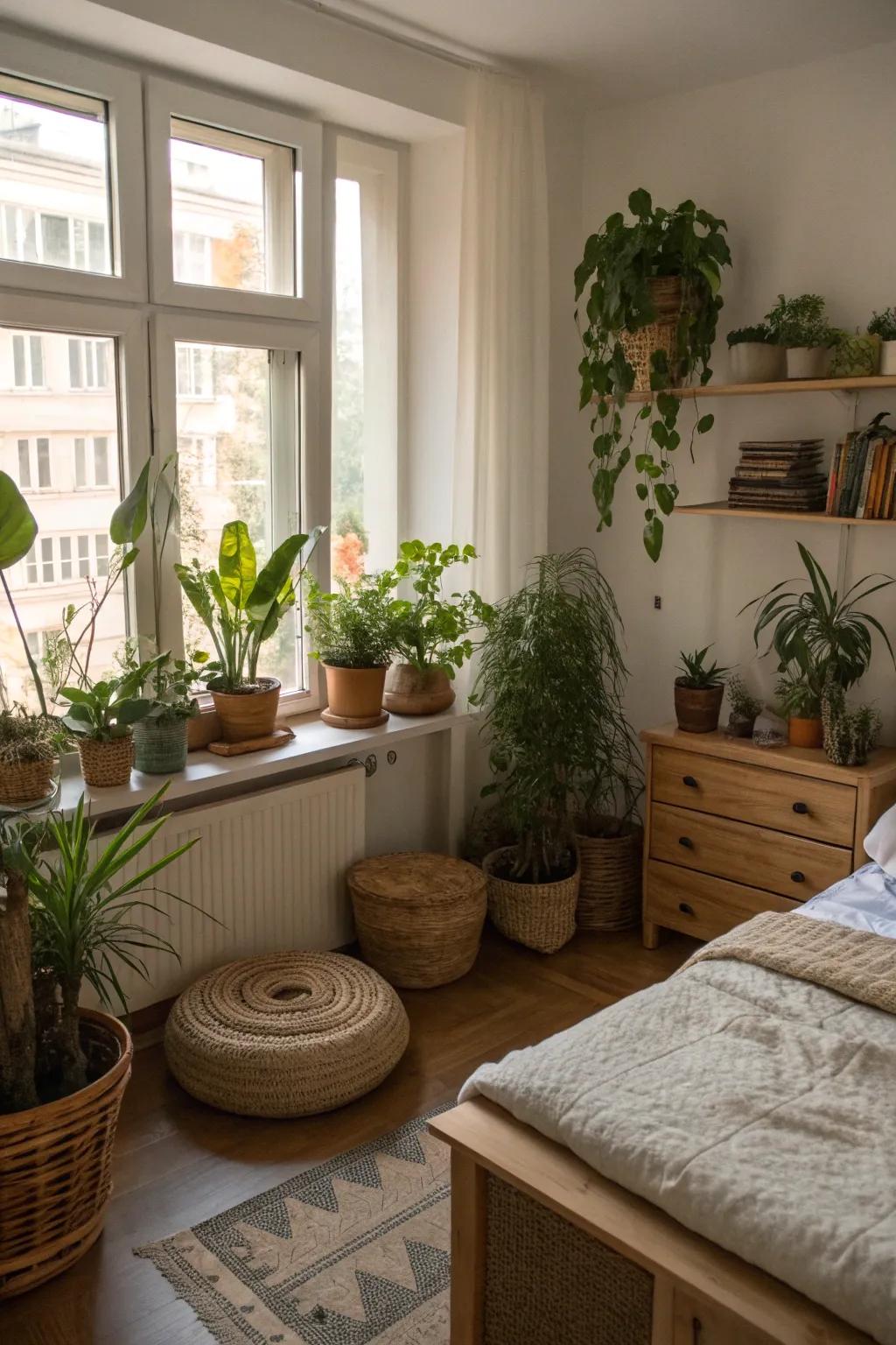 Organic features introduce freshness.