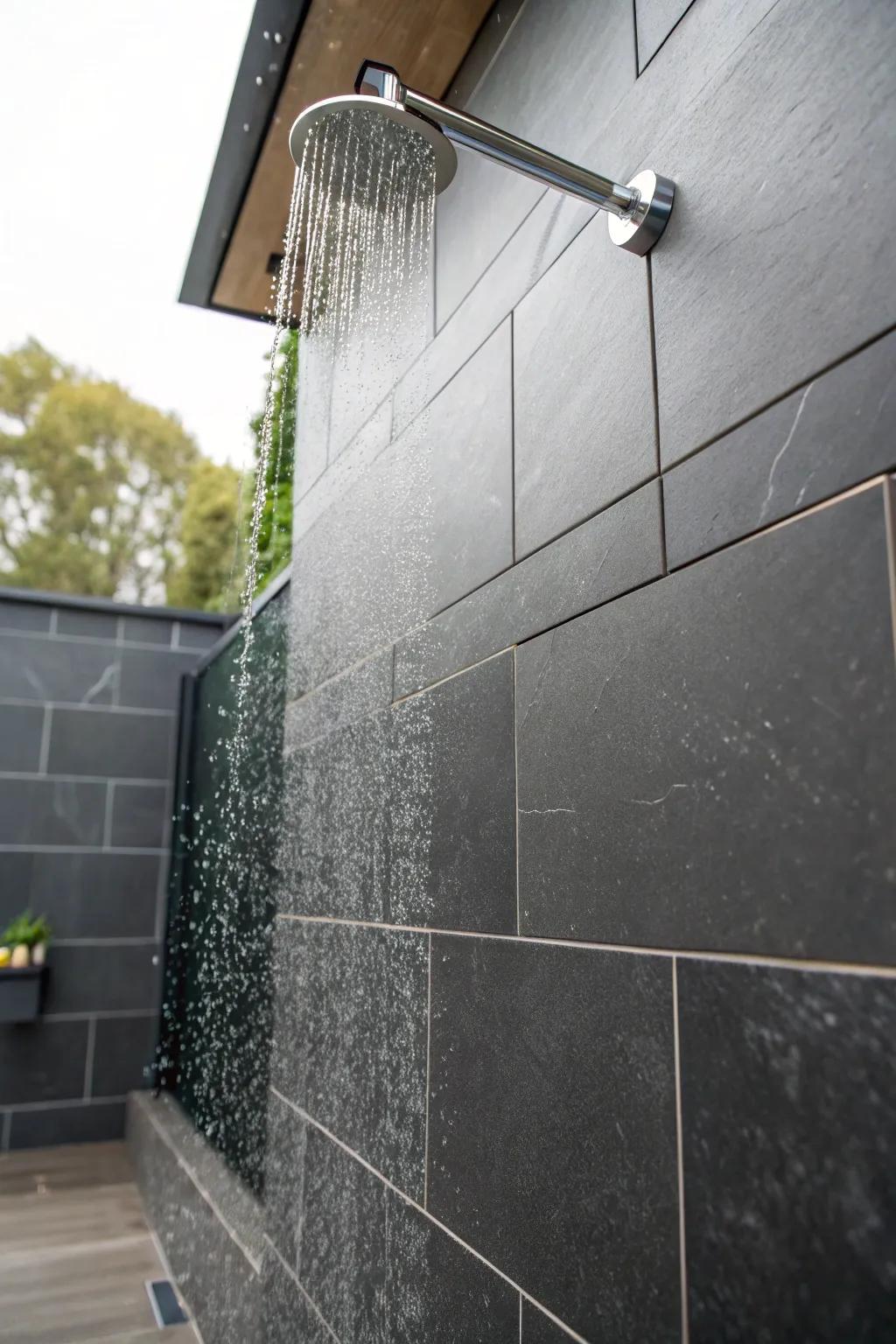 Expanded tiles create a seamless and sophisticated surface.