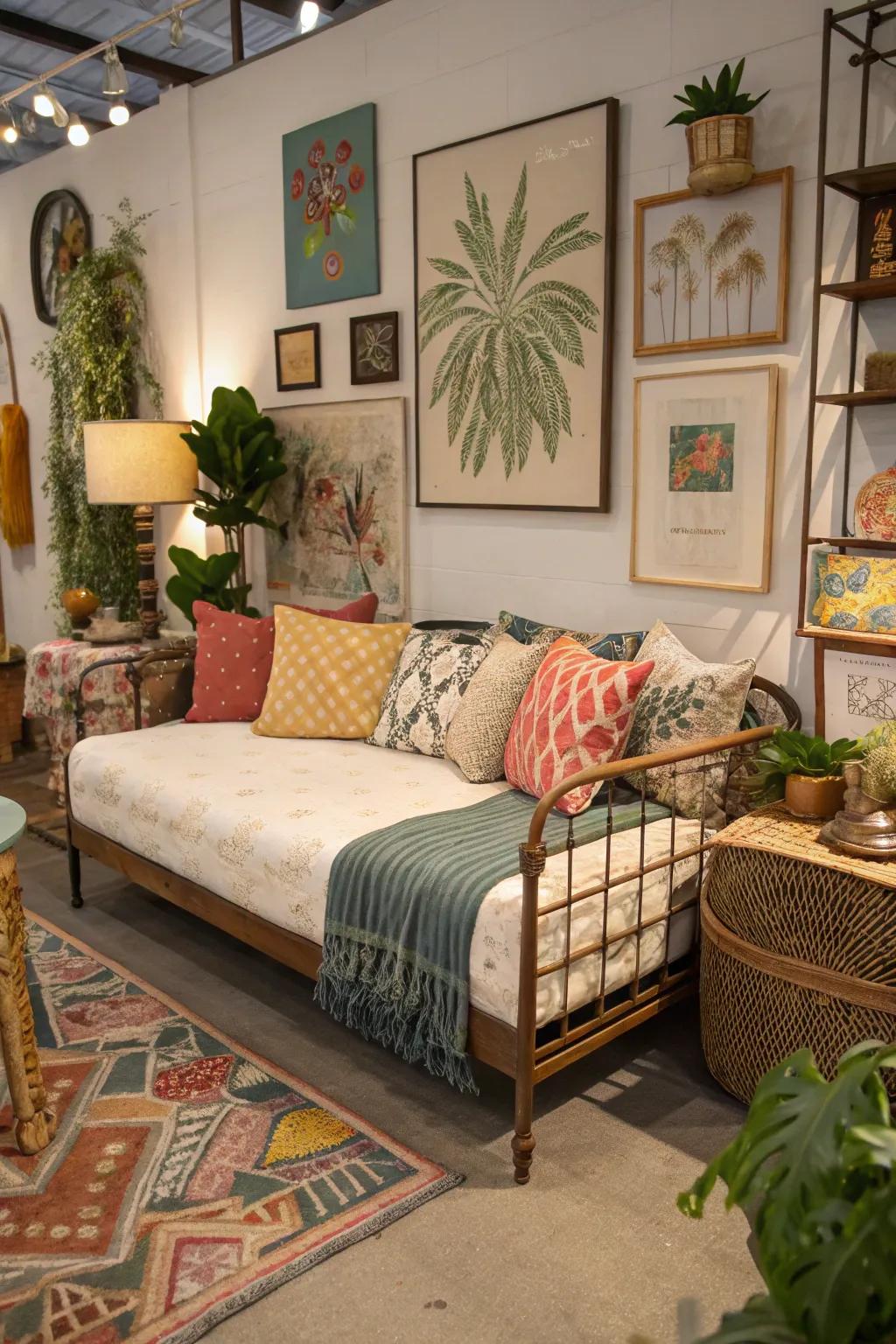 By mixing and matching décor with your daybed, you can show your style.
