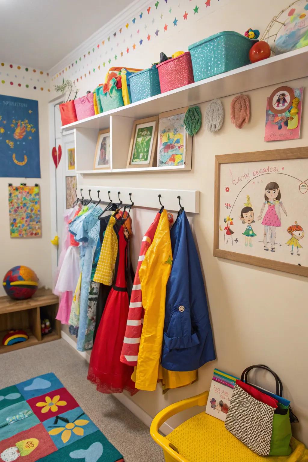 Increasing possibilities in small spaces with vertical storage.
