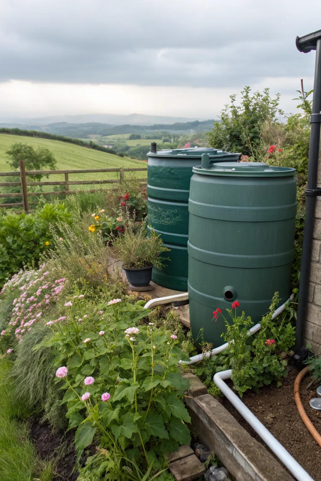 Collecting rainwater represents a wise, sustainable decision for your garden.