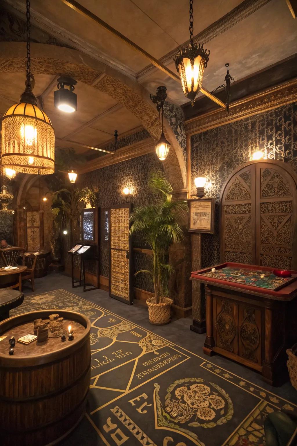 Embark on a thrilling adventure in your own home with a themed challenge experience.