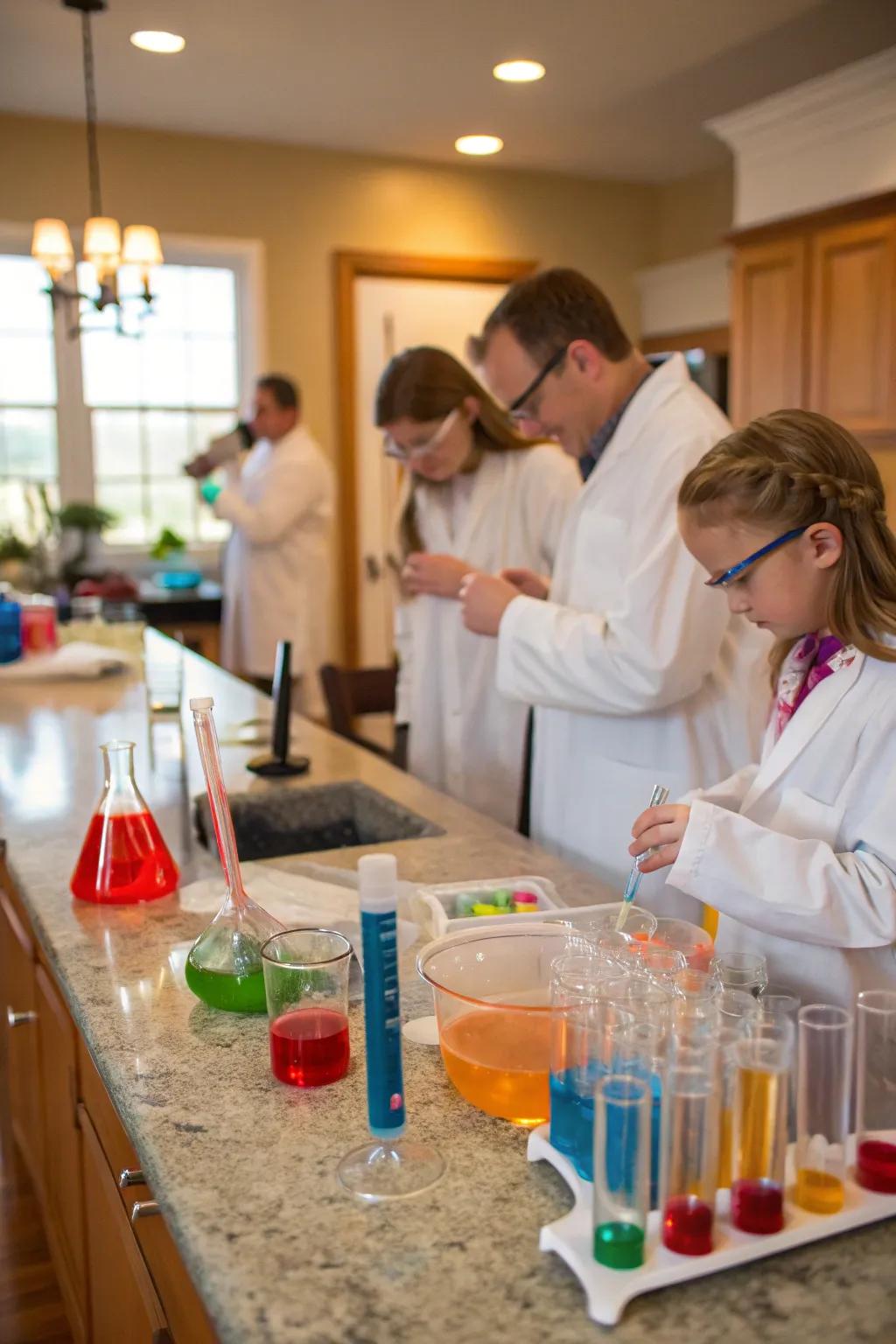 A captivating DIY science night filled with discovery and enjoyment.