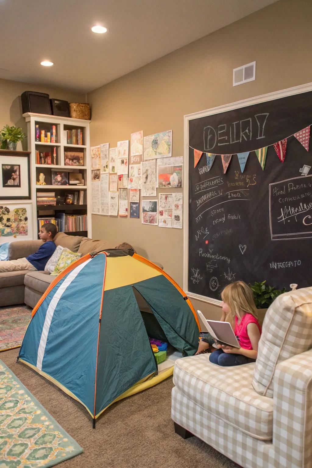 Unexpected elements add a touch of magic to everyday family life.
