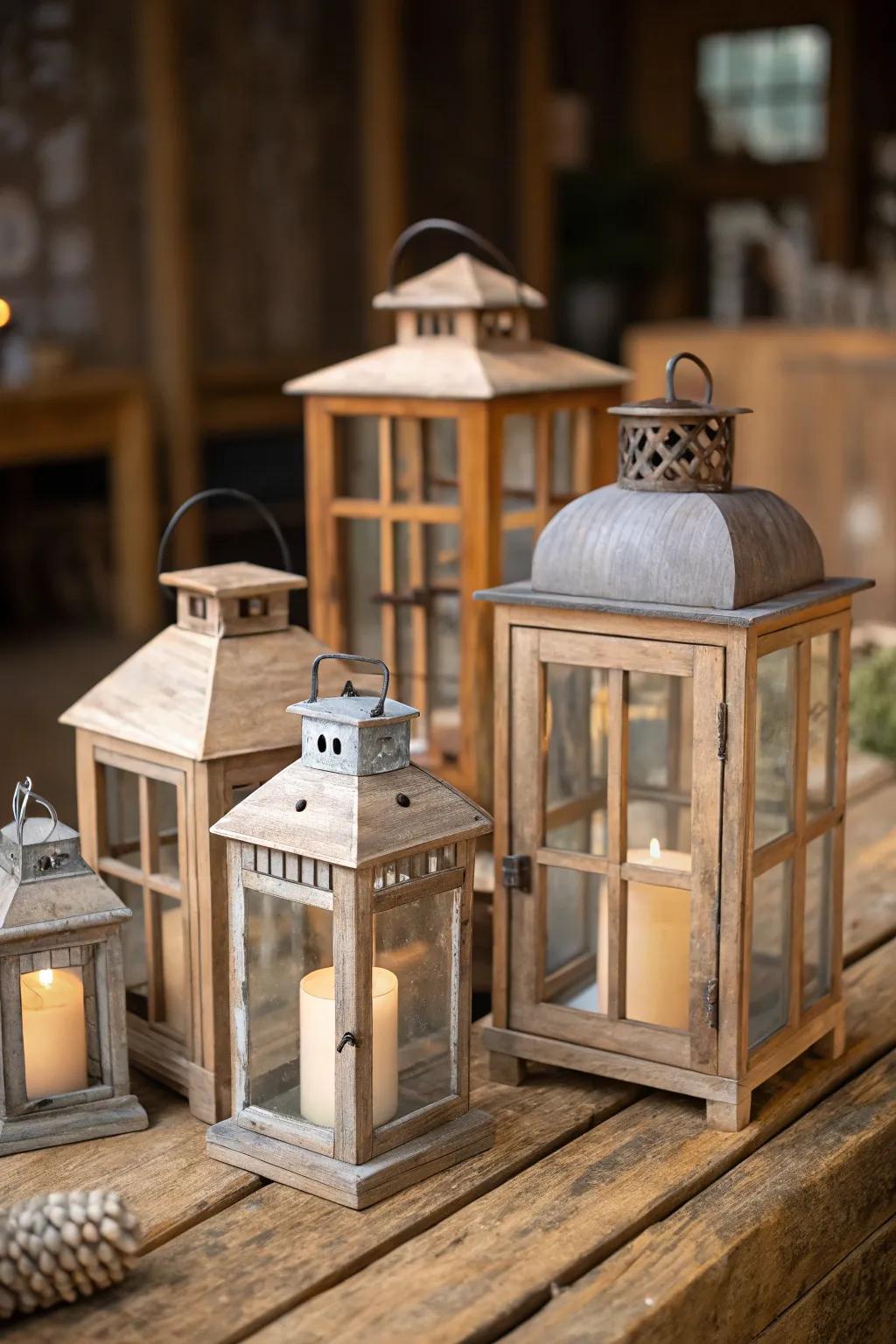 Amalgamating materials establishes a textured, eclectic aesthetic.