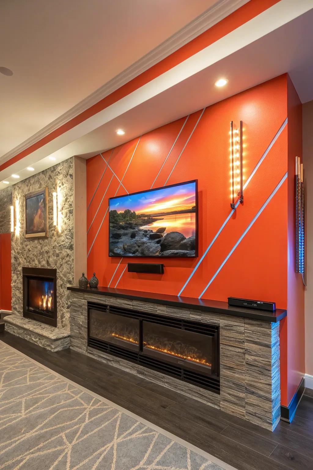 Preserve a sleek setting featuring a concealed television that effortlessly integrates into your ornamentation.