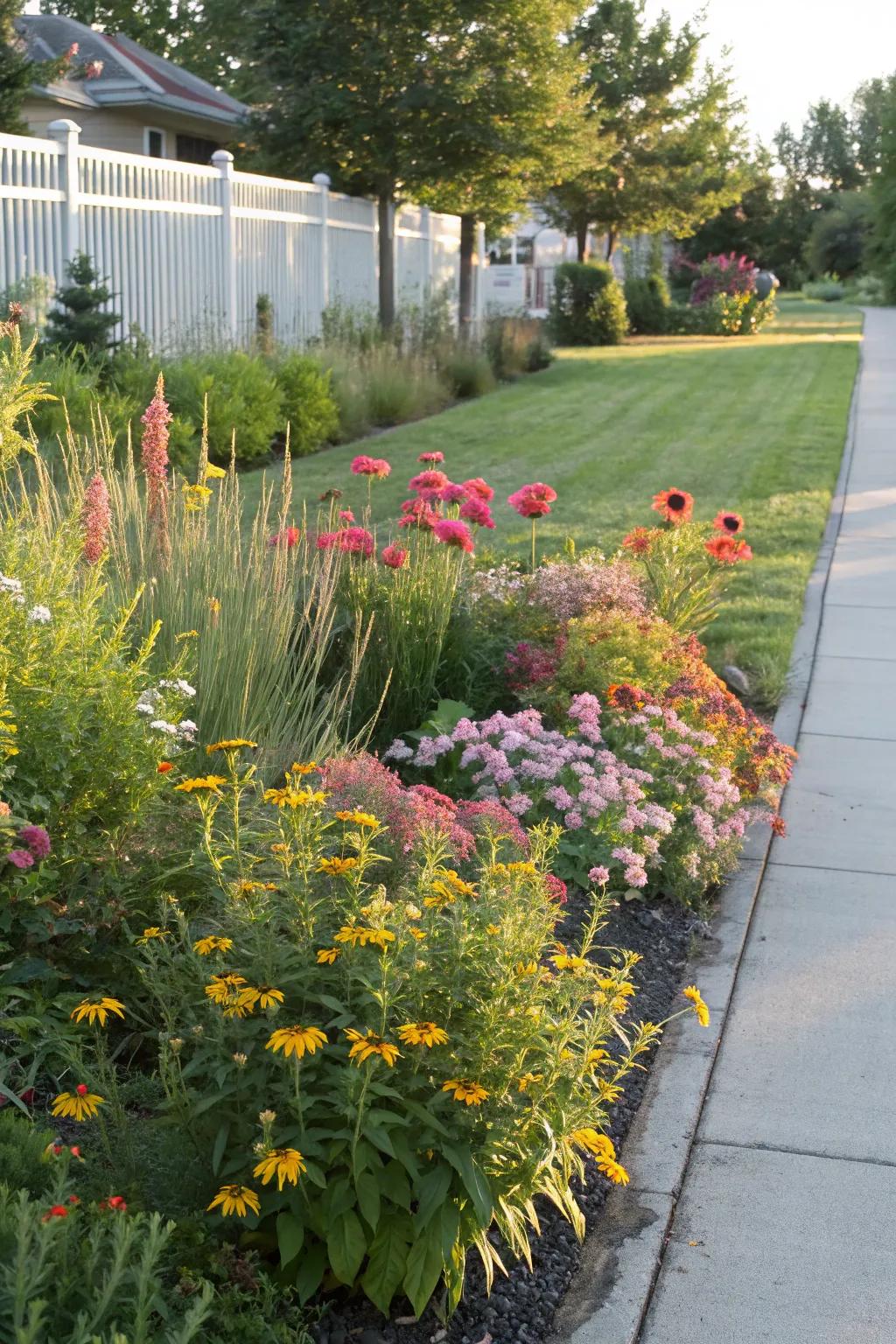 Support local wildlife using local plants in your flower beds.