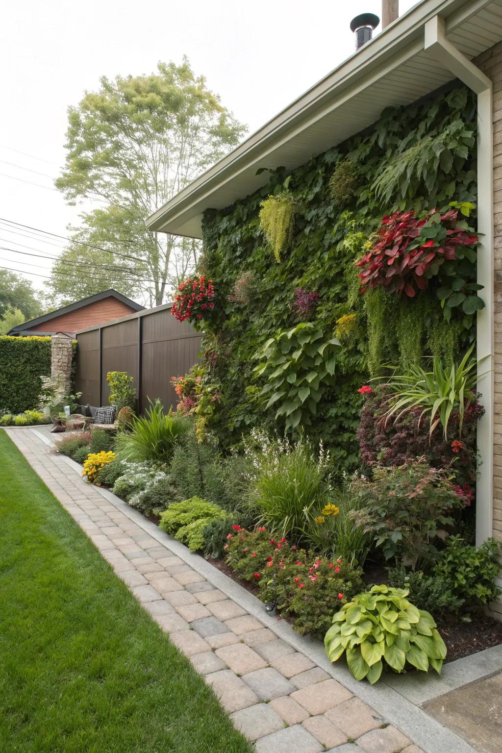 Verdant walls deliver vibrant, space-efficient privacy resolutions.