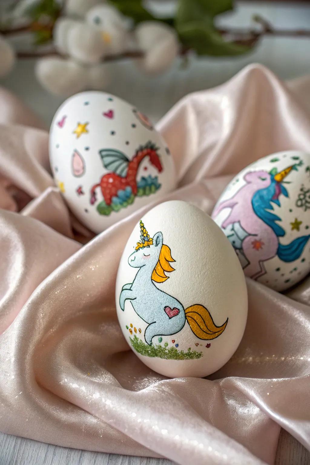 Mystical entity eggs enchanting everyone nearby.