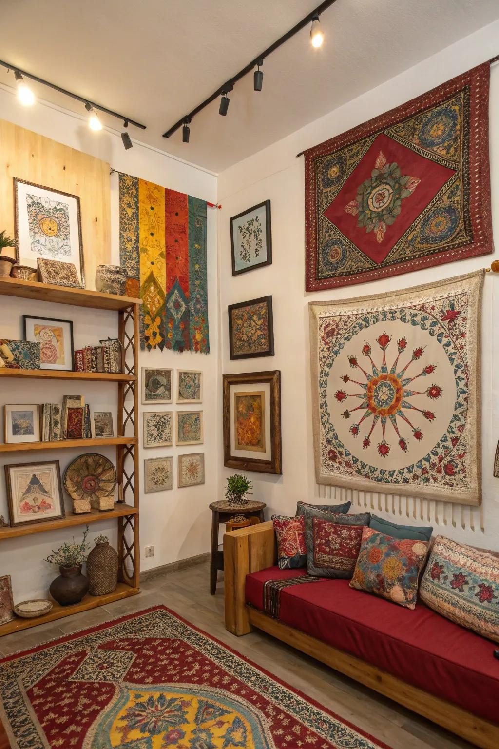 Culturally-inspired art that enhances character and intricacy.