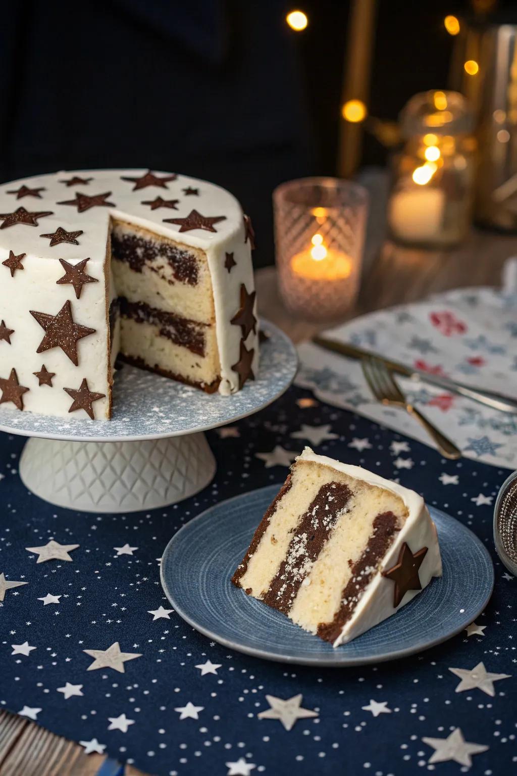 Stars concealed within for a magical surprise.