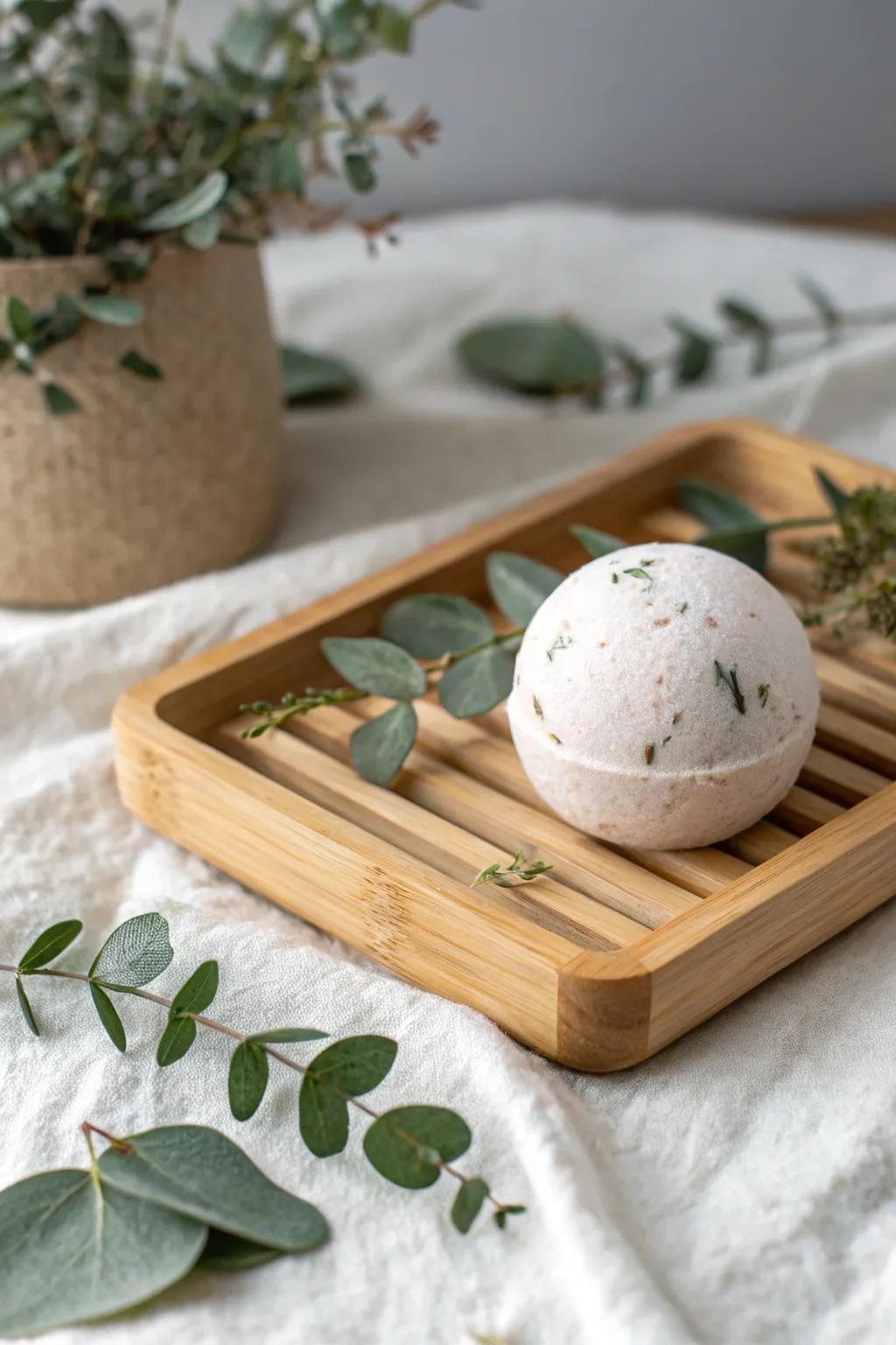Craft a moment of tranquility with handmade eucalyptus spa spheres — perfect for a thoughtful, relaxing gift.