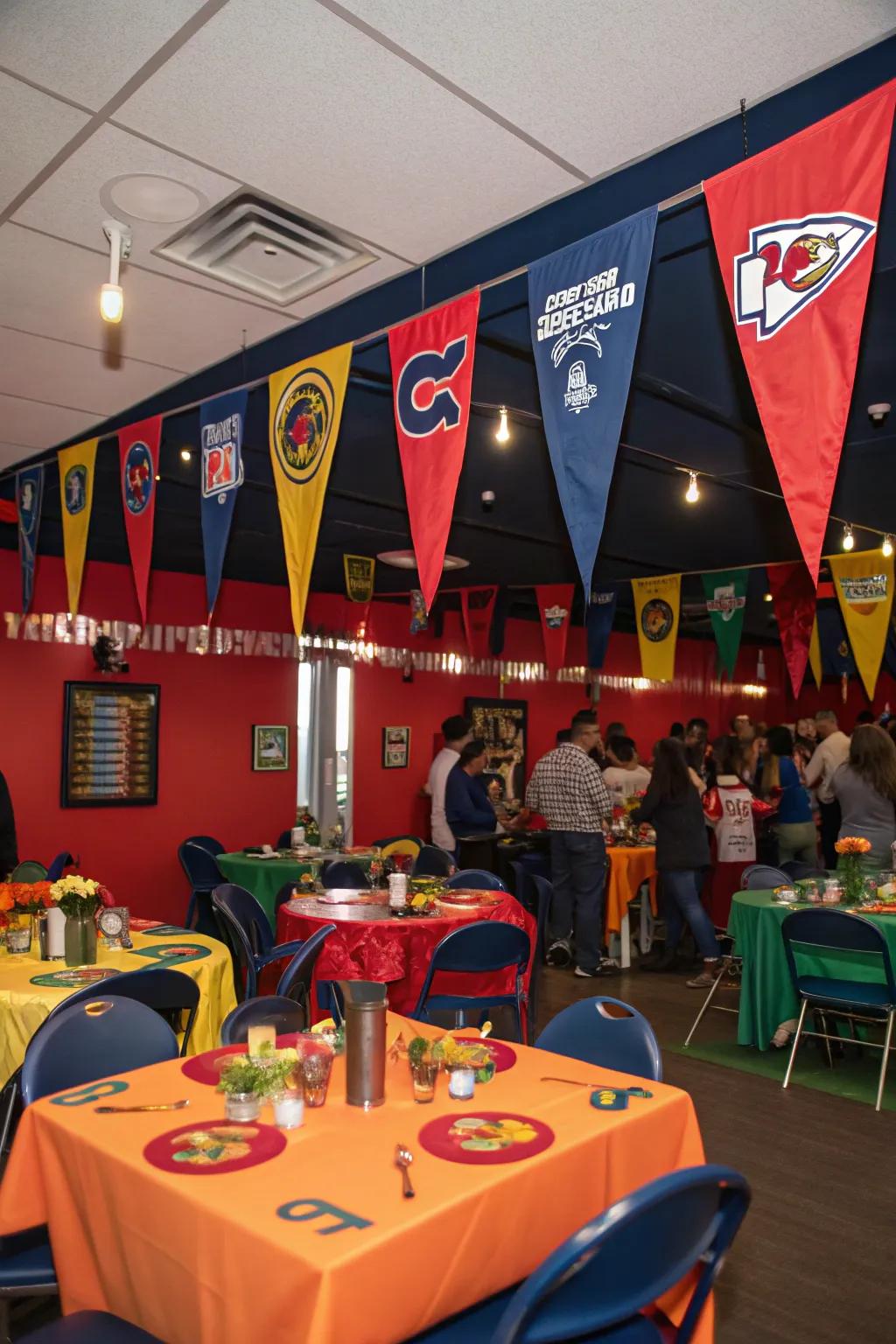 Honor your favorites with squad loyalty decor.