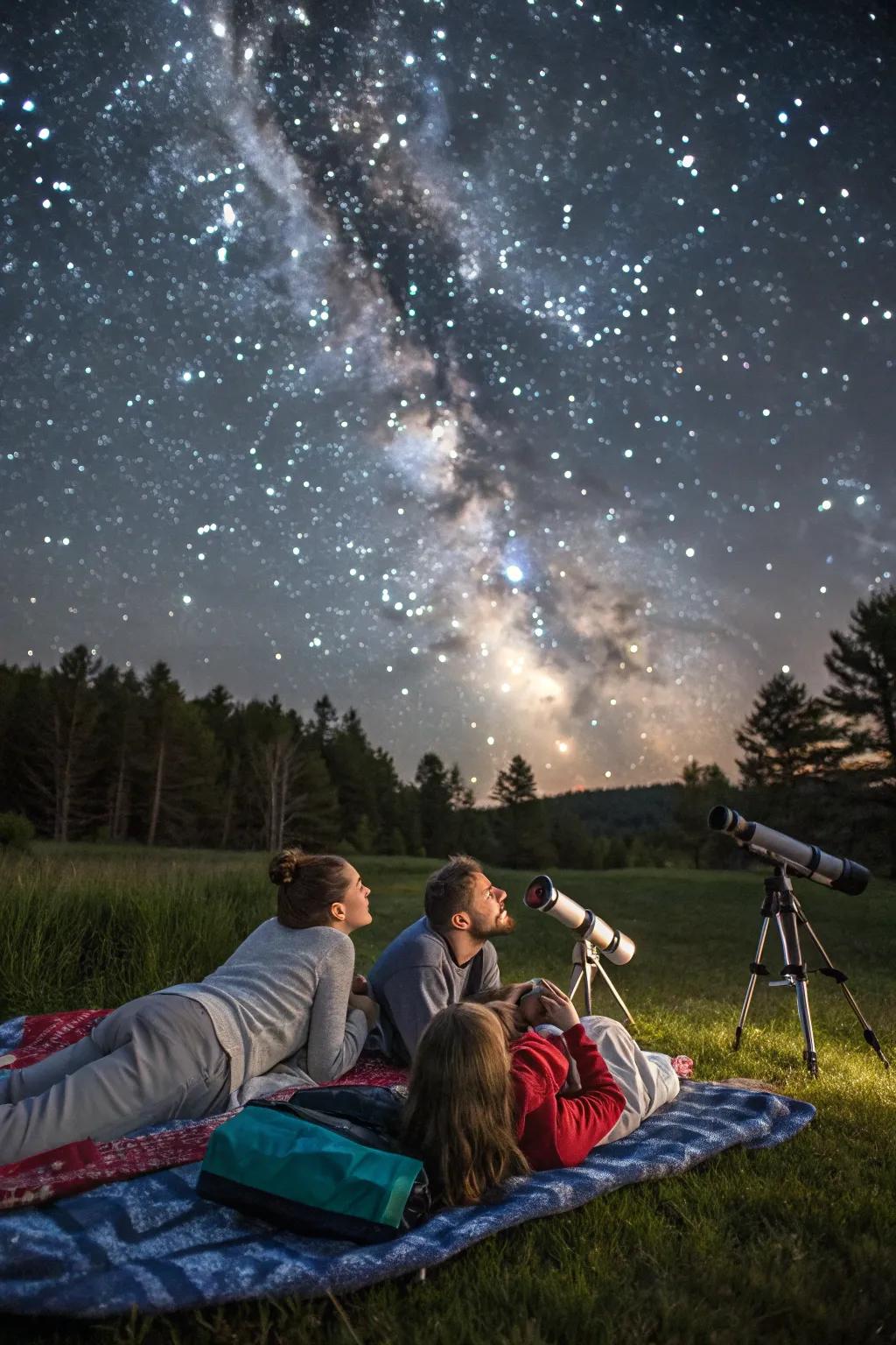 A mesmerizing stargazing night under Maine’s sky.