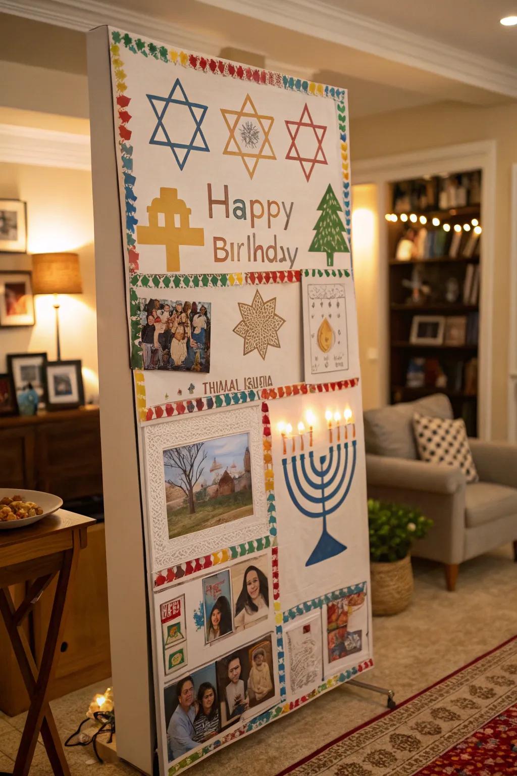 A culturally inspired birthday board that celebrates heritage.