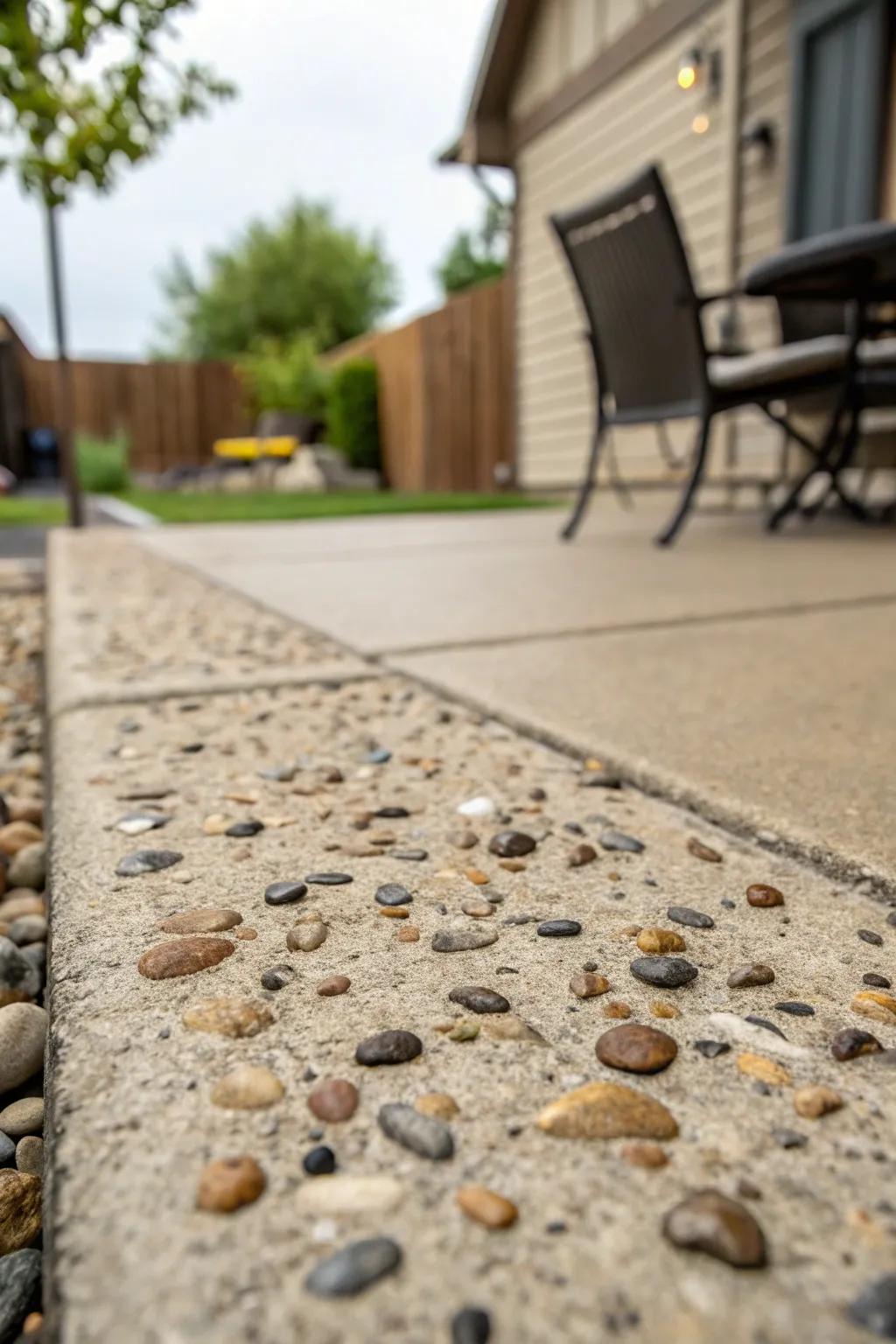 Textured overlays enhance the stone's uniqueness.