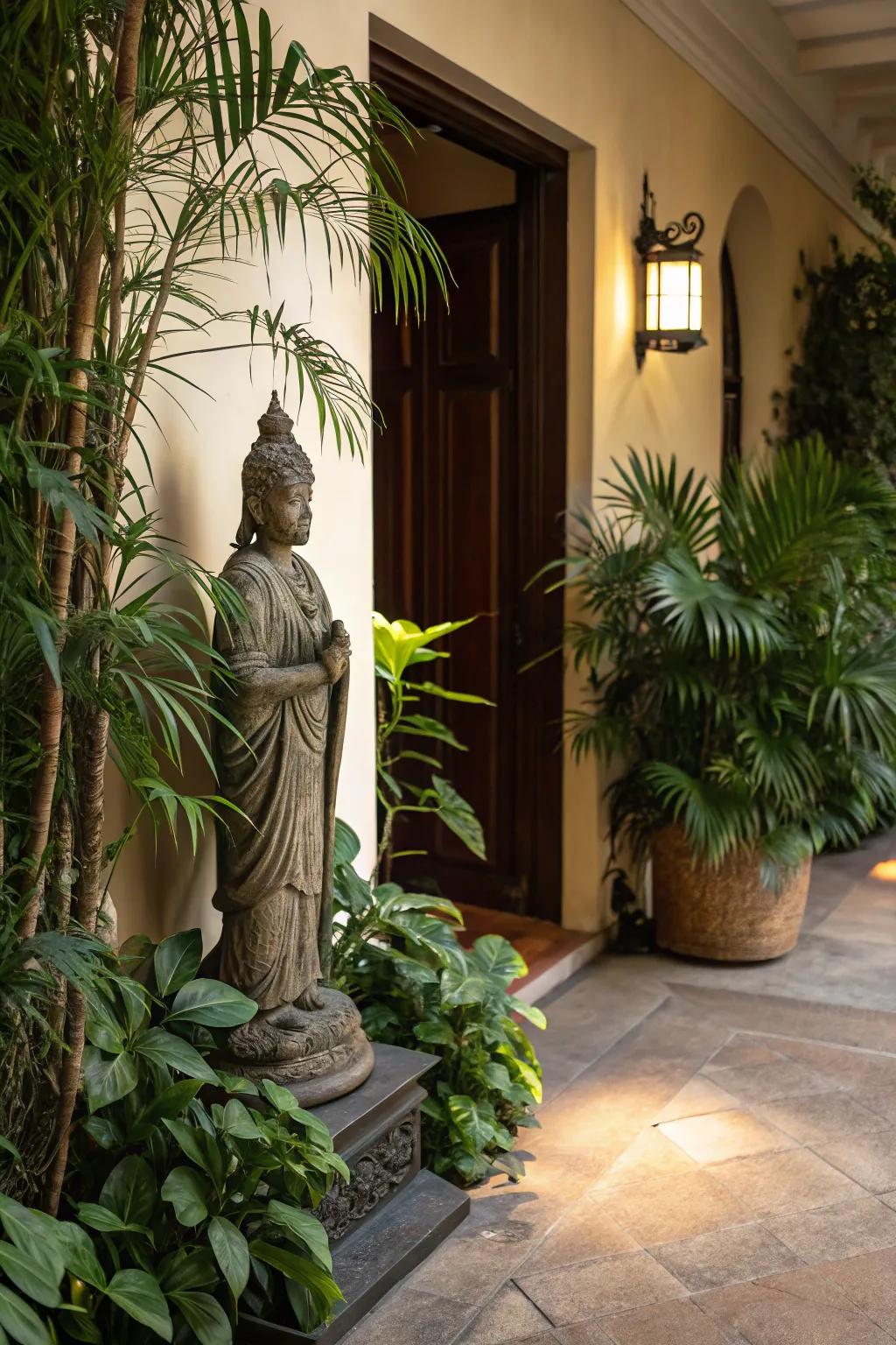 Carved compositions contribute an artistic nuance and can personalize your environment.