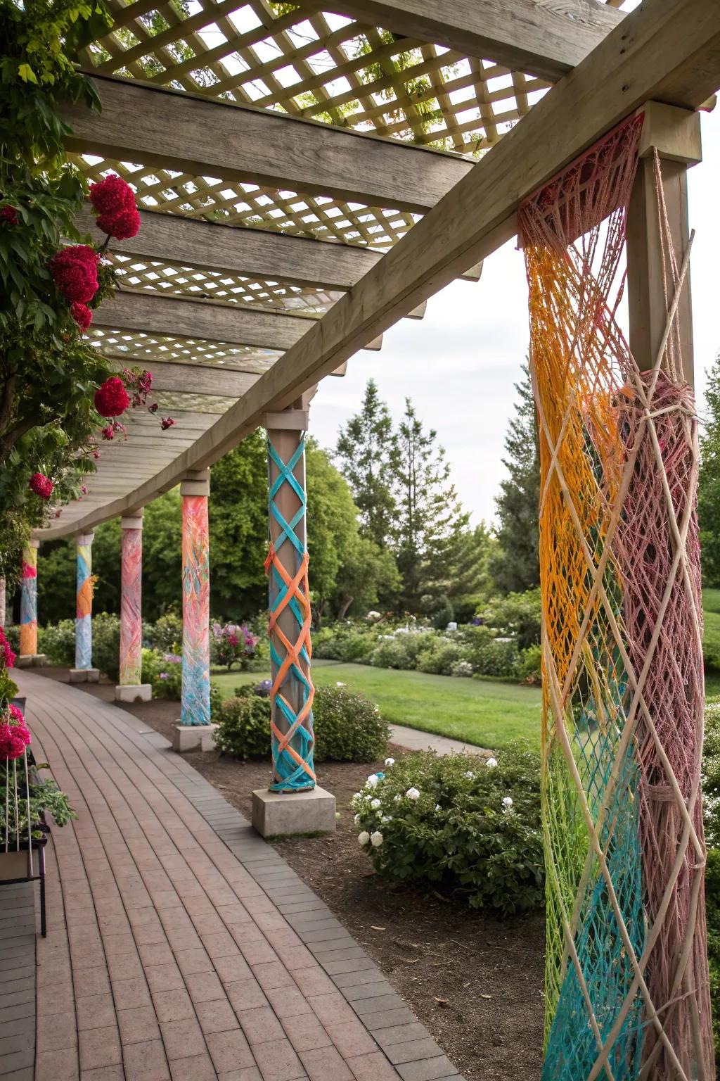 String art creations add a modern and artistic flair.