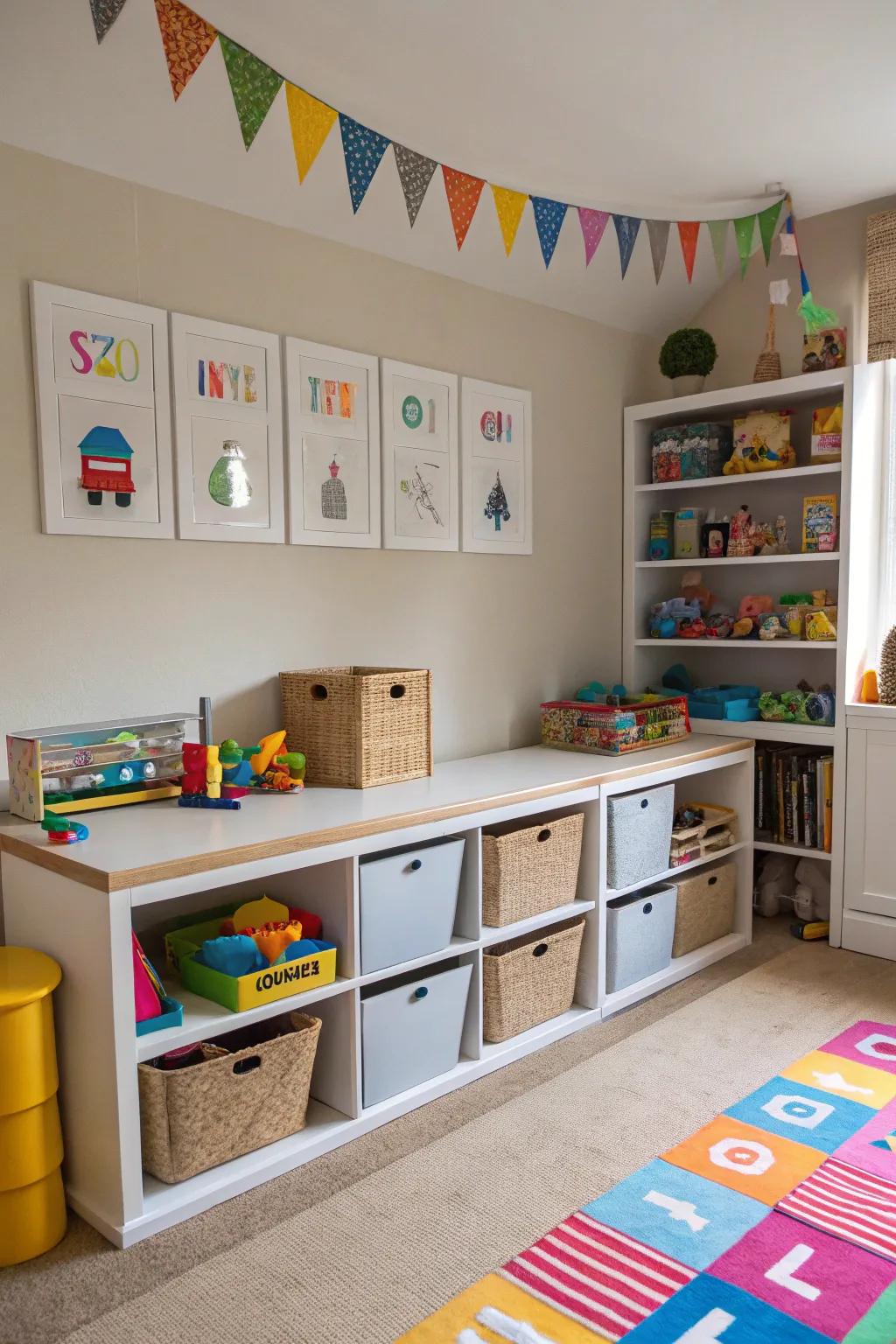 Smart storage solutions can be found in underutilized spaces.