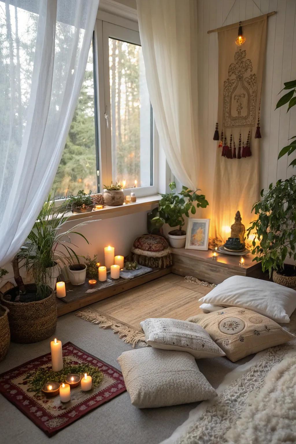 Allow your prayer space to develop and change with you.