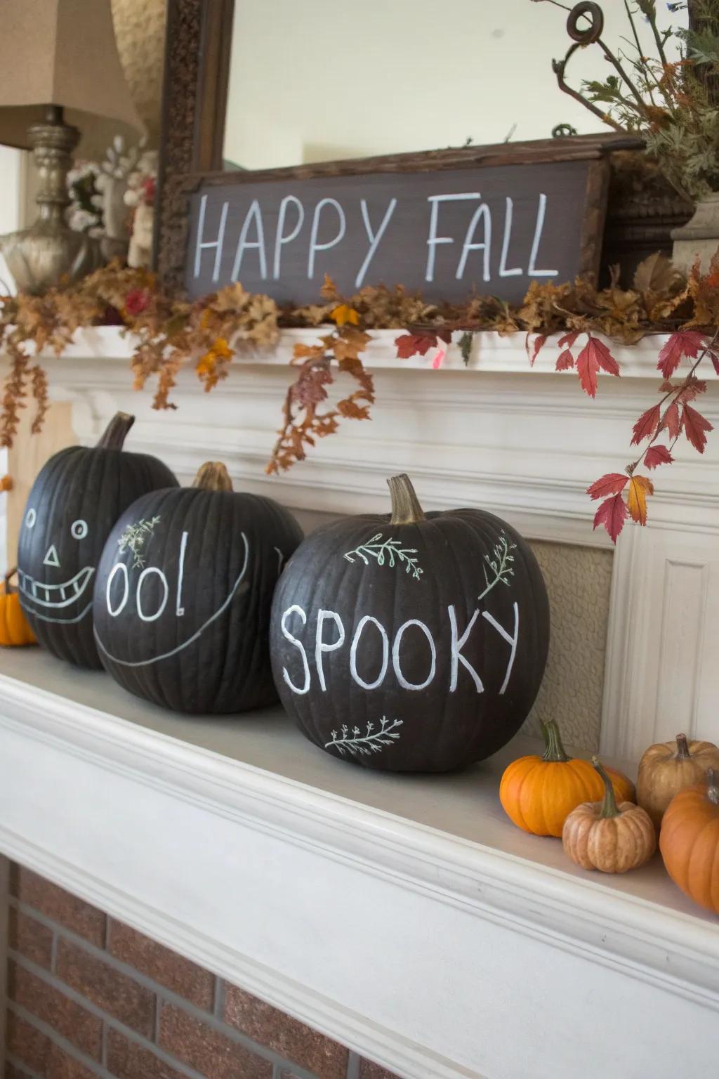 Slate pumpkins deliver adaptable and interactive decor alternatives.